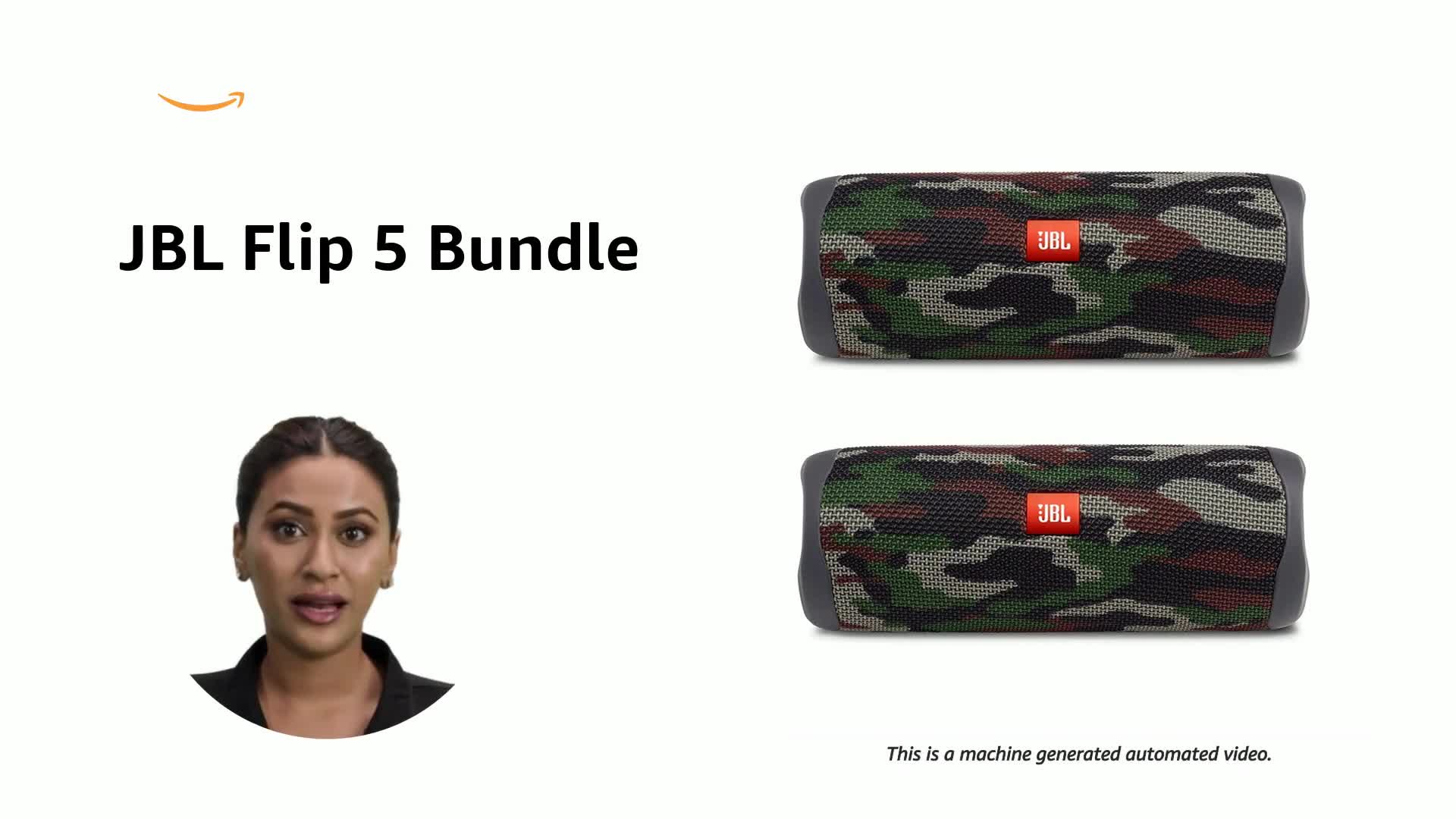 【期間限定35%OFF】JBL FLIP5 Bluetooth 2台セット JBL Flip 5 Portable Bluetooth Speaker Bundle, Squad (Pack of 2